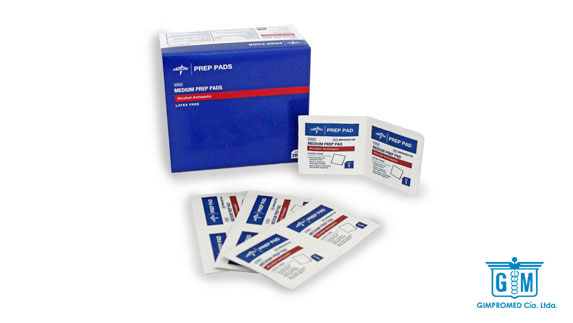 Alcohol Prep Pads Medium Estéril