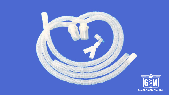 Circuito de Ventilación Adulto con 2 Trampas de Agua